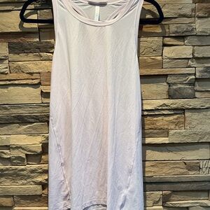 Light Pink Athleta Long Tank Top Size Large